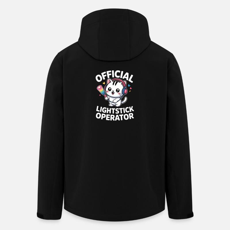 K-Pop Fan Lightstick Korea - Men’s Recycled Softshell Jacket by Stanley/Stella - black