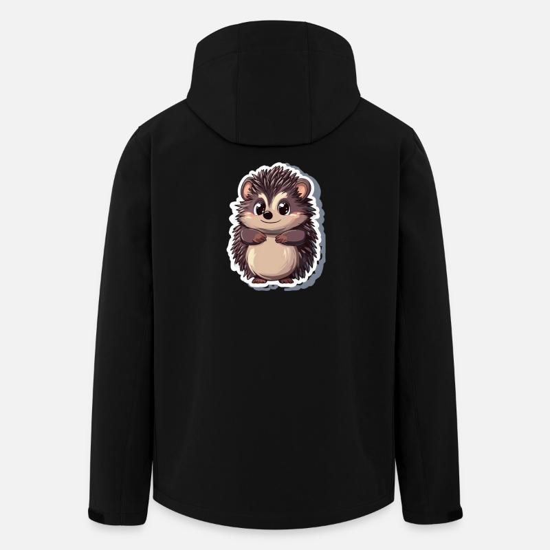 Igel - Recycelte Männer Softshell-Jacke von Stanley/Stella - Schwarz