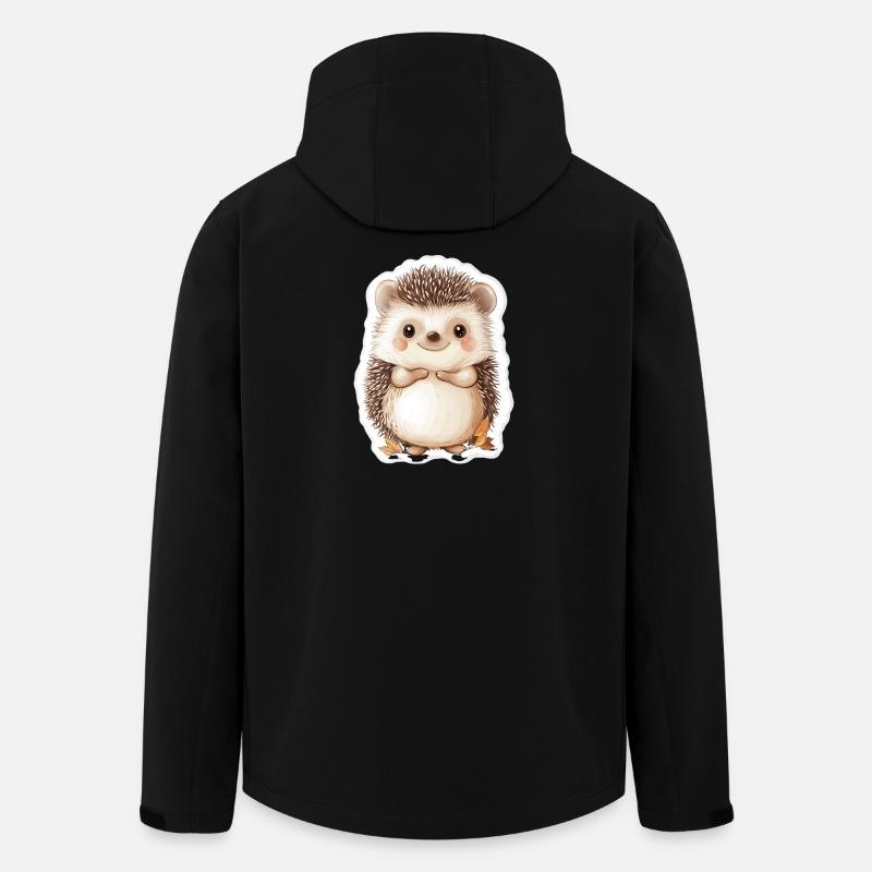 Hérisson - Veste softshell homme en polyester recyclé Stanley/Stella - noir