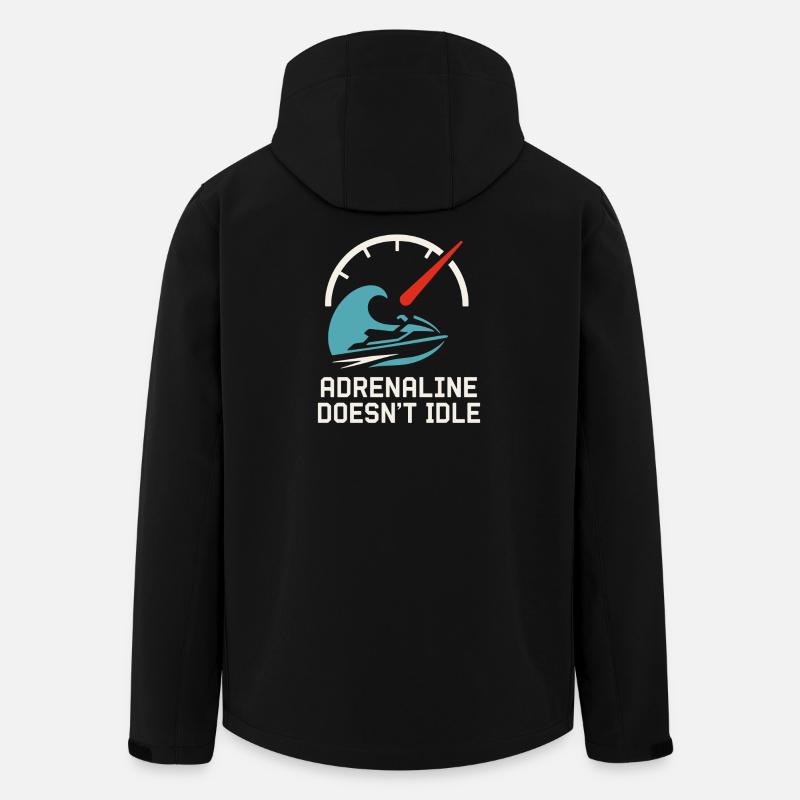 Jet Ski Racer Motomarine Pwc - Veste softshell homme en polyester recyclé Stanley/Stella - noir