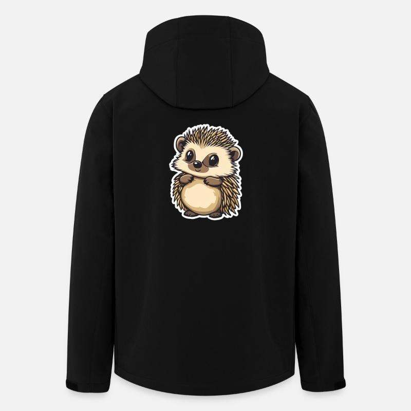 Hedgehog - Men’s Recycled Softshell Jacket by Stanley/Stella - black