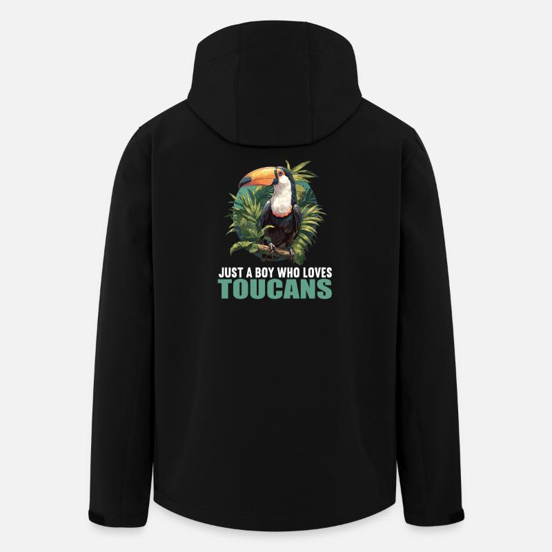 Toucans Toucan - Veste softshell homme en polyester recyclé Stanley/Stella - noir