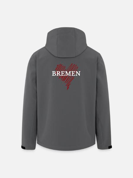I Love Bremen, Bremen Germany - Men’s Recycled Softshell Jacket by Stanley/Stella - black