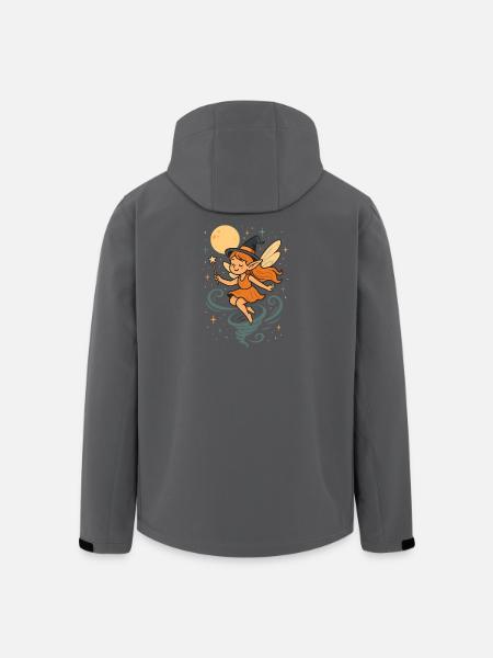 Moon Magic Fairy in Witch Trick - Men’s Recycled Softshell Jacket by Stanley/Stella - black