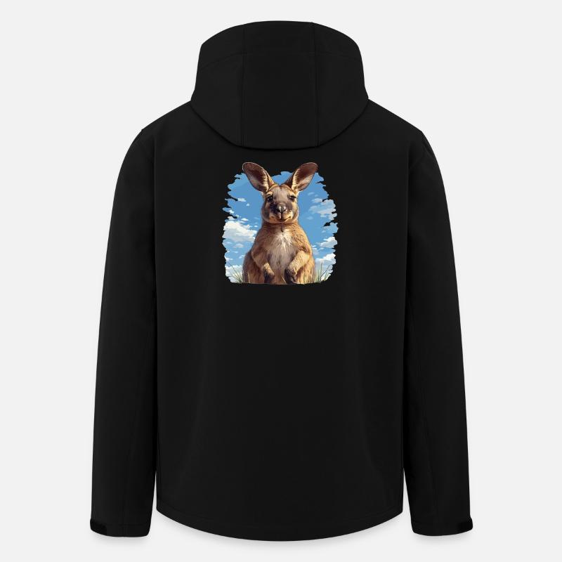 Wallabies Wallaby - Men’s Recycled Softshell Jacket by Stanley/Stella - black