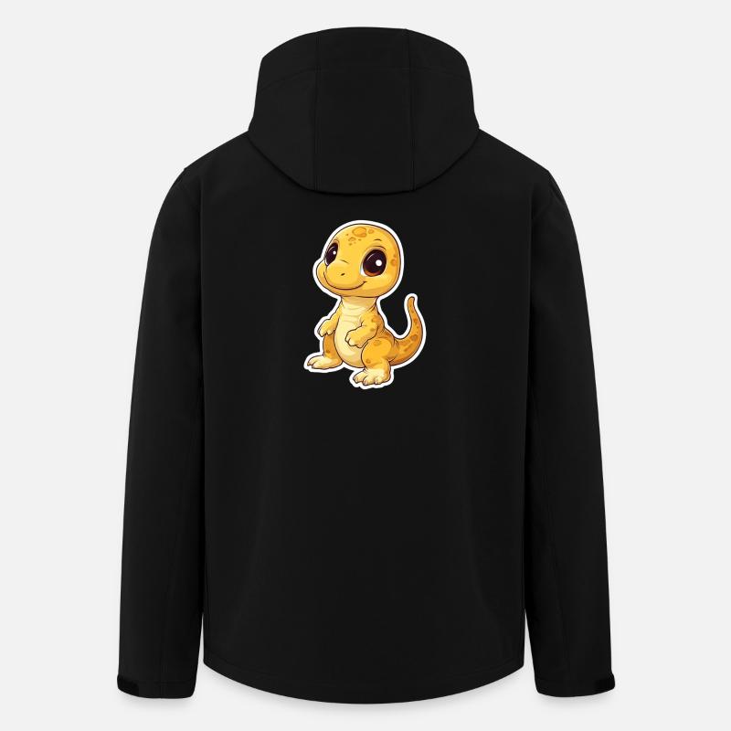 Dinosaurier - Recycelte Männer Softshell-Jacke von Stanley/Stella - Schwarz