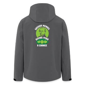 Chimie Chimiste Professeur de chimie Dire science - Veste softshell homme en polyester recyclé Stanley/Stella - charbon - Dos - AI Model Male 185 light (185cm)