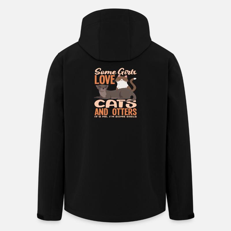 Seeotter-katzen - Recycelte Männer Softshell-Jacke von Stanley/Stella - Schwarz