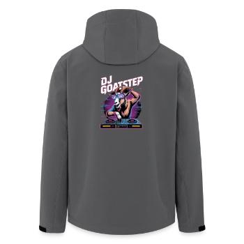 DJ GOATSTEP Rave Electro Goat DJ Party - Veste softshell homme en polyester recyclé Stanley/Stella - noir - Dos - AI Model Male 185 light (185cm)
