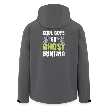 Geisterjagd Ghost Hunting - Men’s Recycled Softshell Jacket by Stanley/Stella - black - Back - AI Model Male 185 light (185cm)