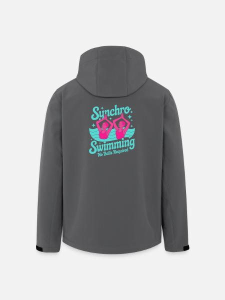 Synchronschwimmen Kunstschwimmen Wassersport - Recycelte Männer Softshell-Jacke von Stanley/Stella - Schwarz