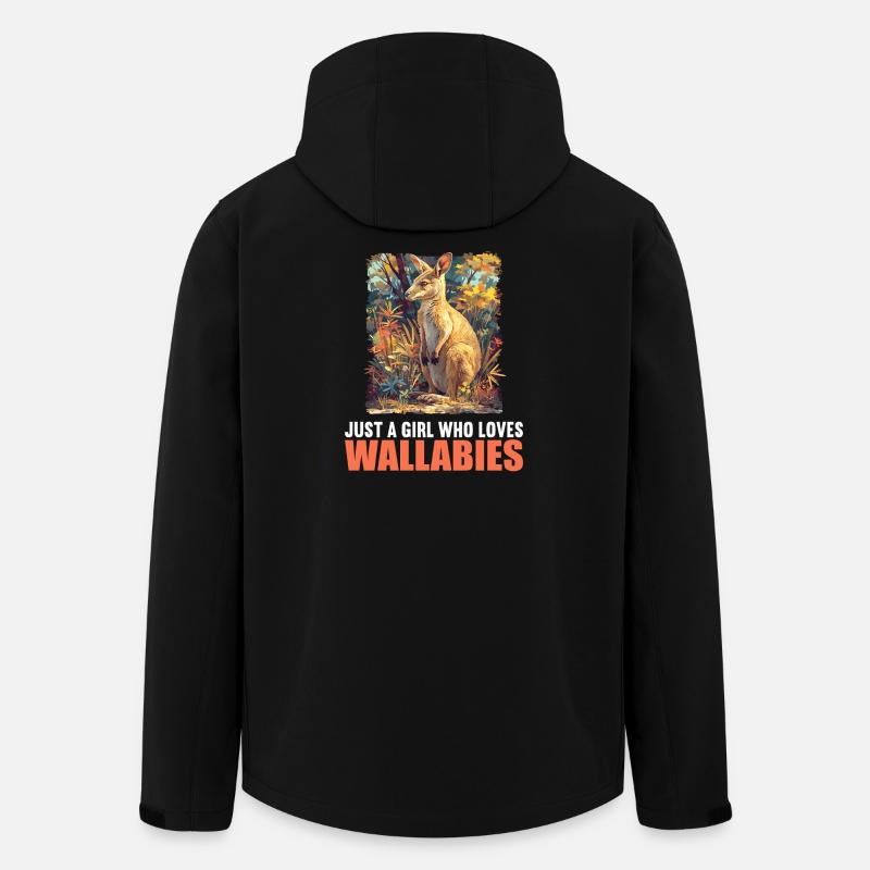 Wallabys Wallaby - Recycelte Männer Softshell-Jacke von Stanley/Stella - Schwarz
