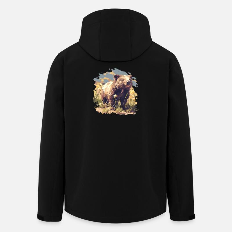 Wombats Wombat - Veste softshell homme en polyester recyclé Stanley/Stella - noir