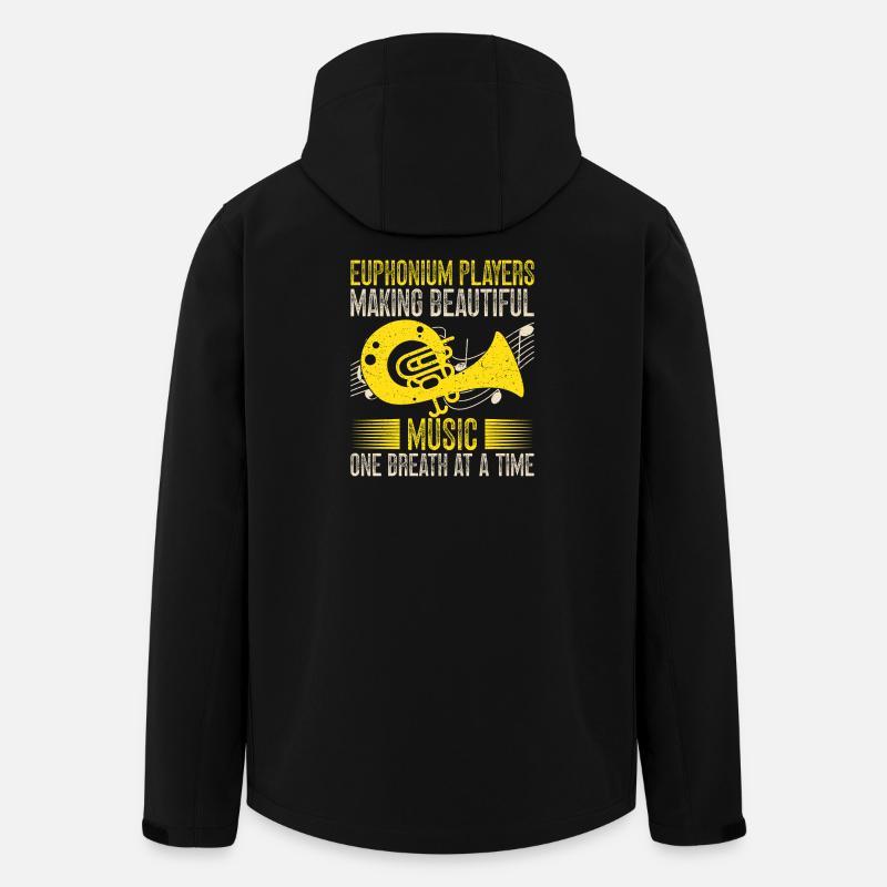 Euphonium Making Beautiful Music Baritone Marching - Recycelte Männer Softshell-Jacke von Stanley/Stella - Schwarz