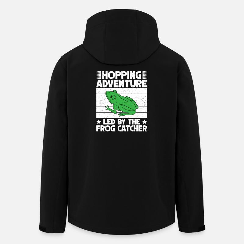 Frog Catcher Hopping Adventure Frog - Veste softshell homme en polyester recyclé Stanley/Stella - noir
