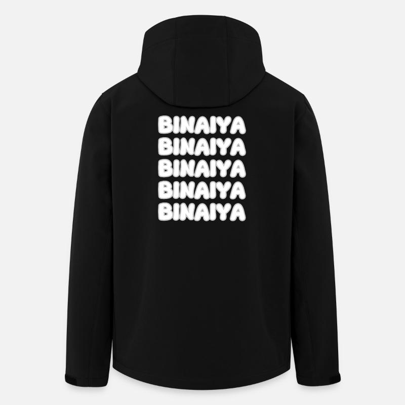 Escalade de Binaiya - Veste softshell homme en polyester recyclé Stanley/Stella - noir
