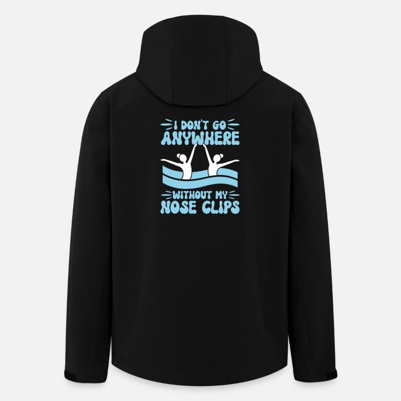 Synchronschwimmen Kunstschwimmen Wassersport - Recycelte Männer Softshell-Jacke von Stanley/Stella - Schwarz