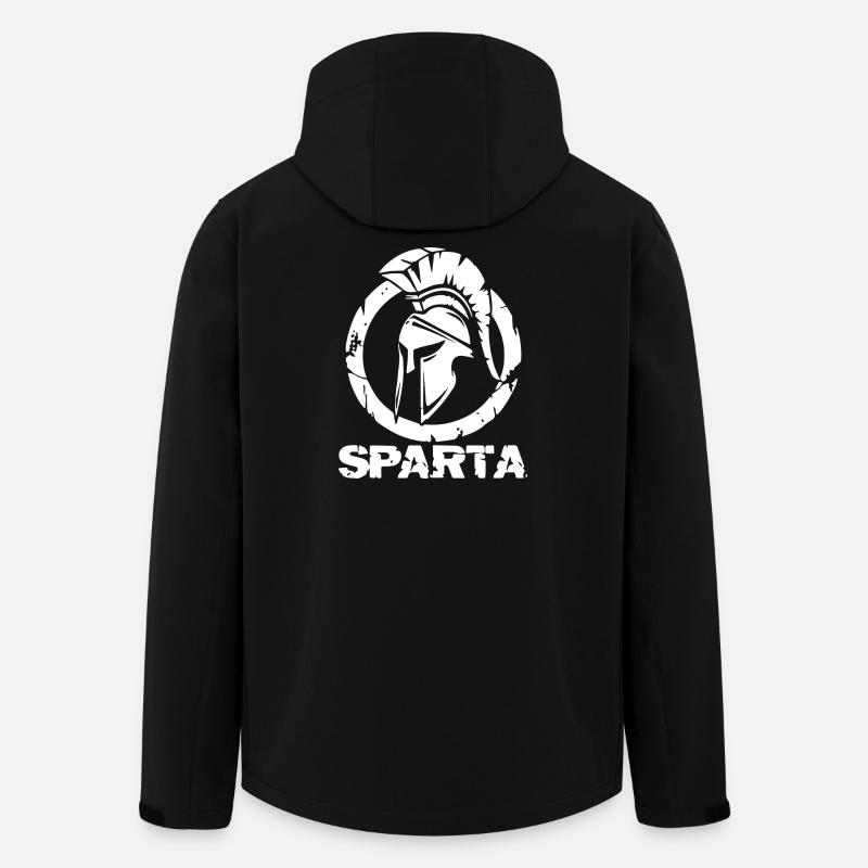 Spartan Circle Helm - Recycelte Männer Softshell-Jacke von Stanley/Stella - Schwarz