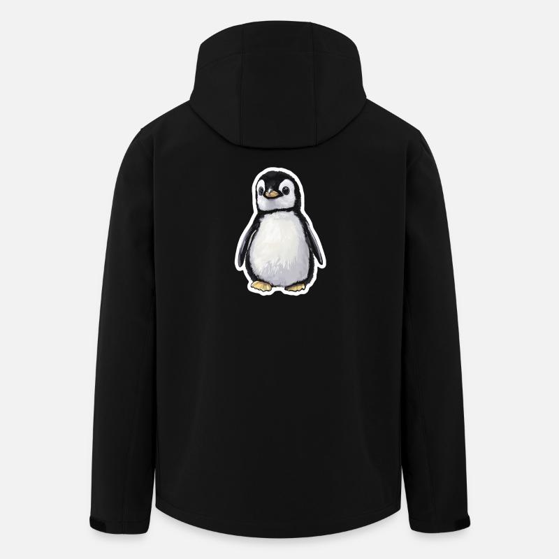 Penguin - Men’s Recycled Softshell Jacket by Stanley/Stella - black