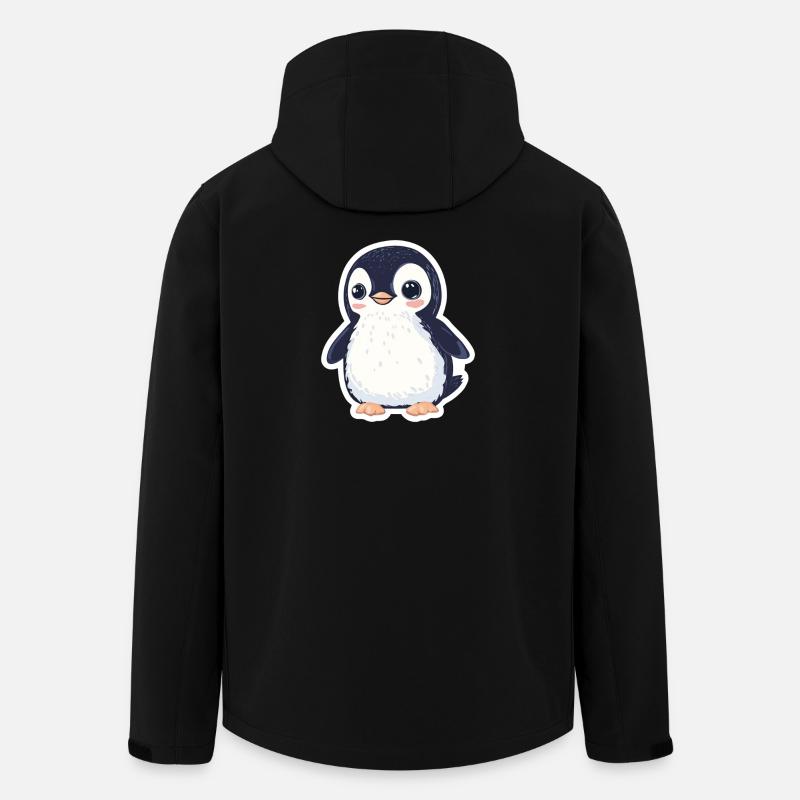 Penguin - Men’s Recycled Softshell Jacket by Stanley/Stella - black