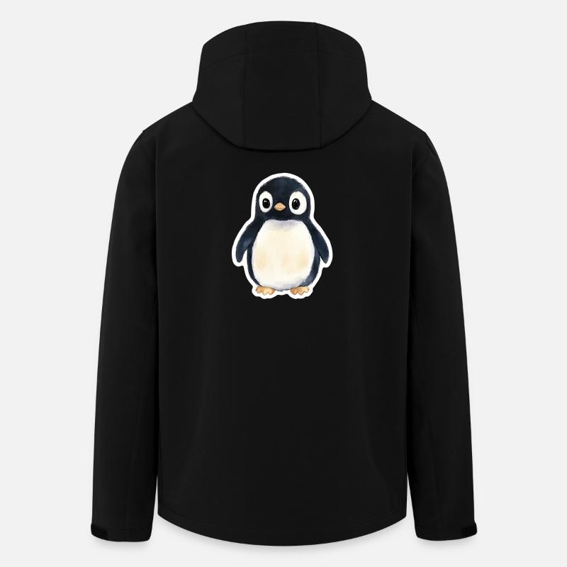 Penguin - Men’s Recycled Softshell Jacket by Stanley/Stella - black