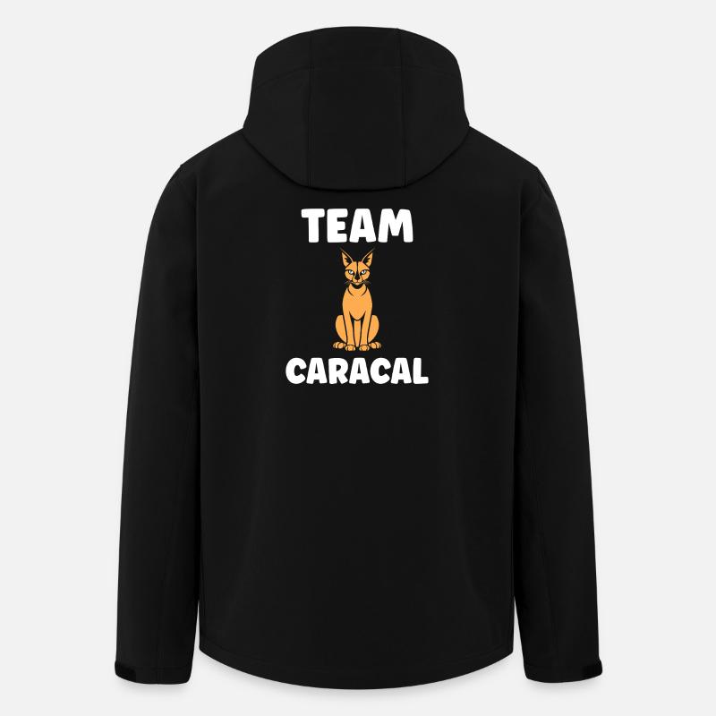 Caracal Mannschaft - Recycelte Männer Softshell-Jacke von Stanley/Stella - Schwarz