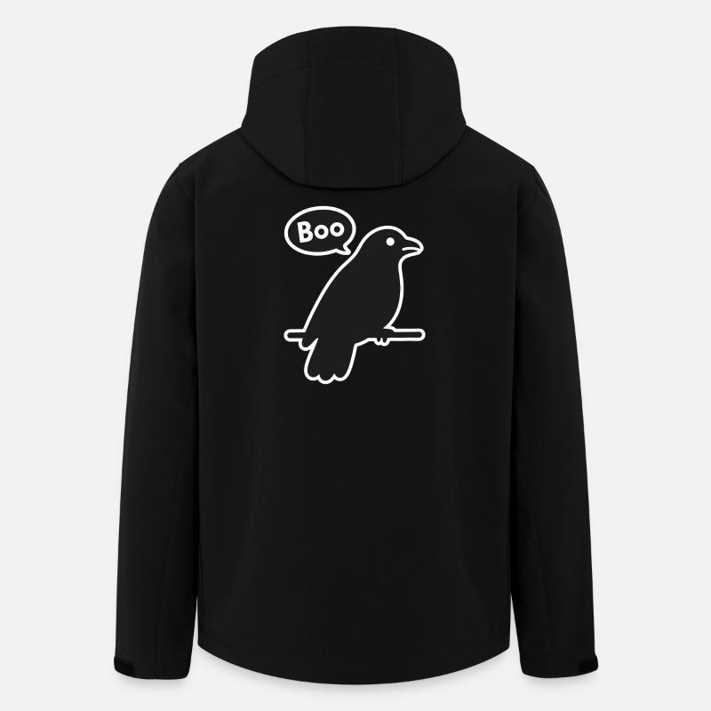 Krähe erschrecken - Recycelte Männer Softshell-Jacke von Stanley/Stella - Schwarz