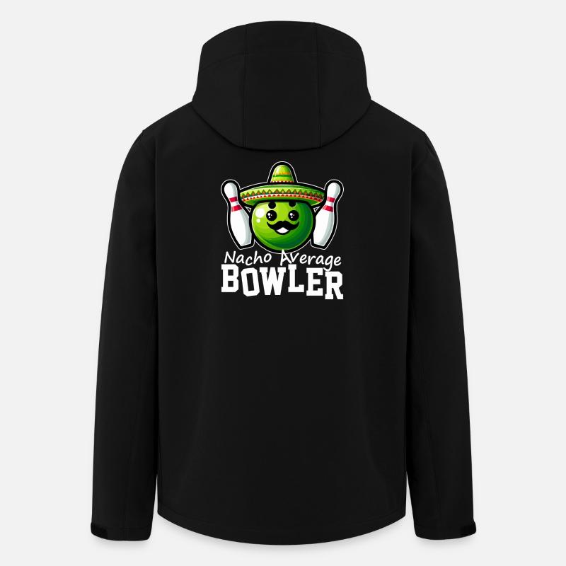 Nacho Durchschnittlicher Bowler - Recycelte Männer Softshell-Jacke von Stanley/Stella - Schwarz