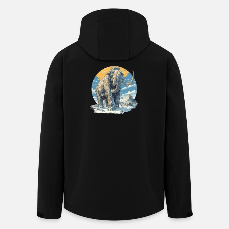 Mammuts Mammut - Recycelte Männer Softshell-Jacke von Stanley/Stella - Schwarz