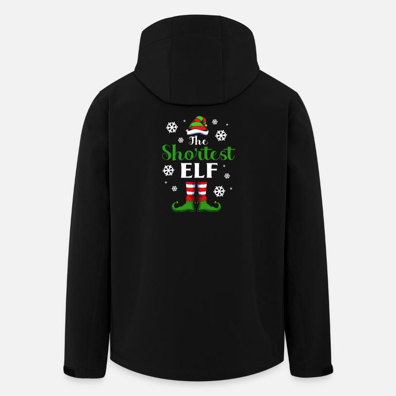 Elf Elf Christmas Gift - Men’s Recycled Softshell Jacket by Stanley/Stella - black