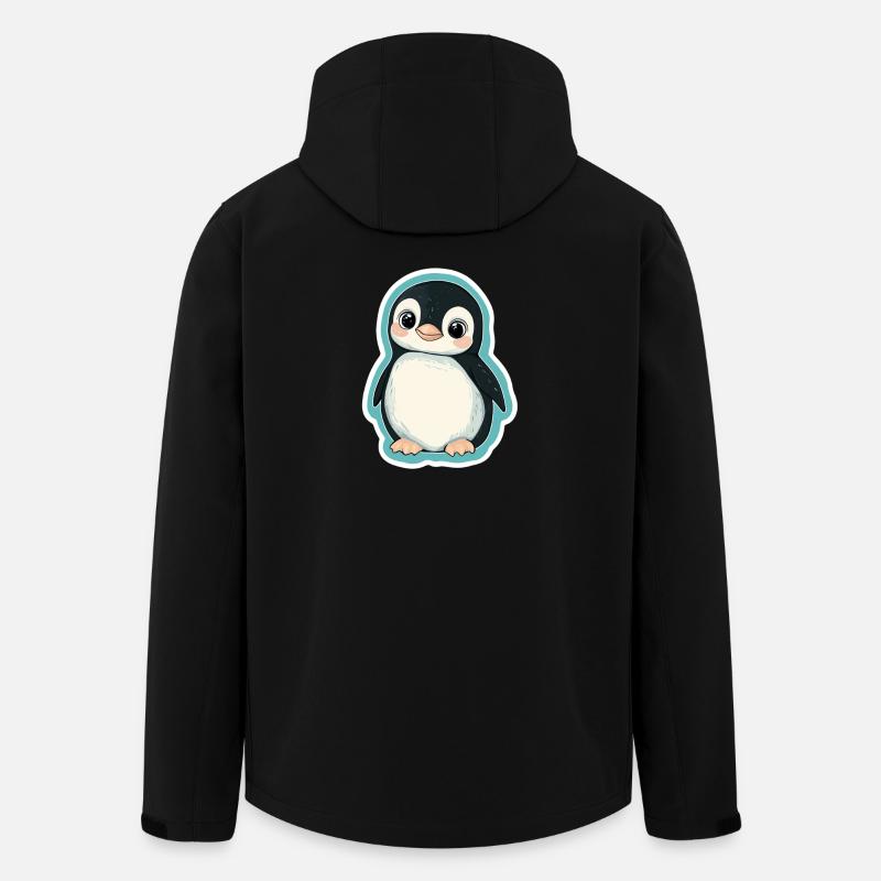 Penguin - Men’s Recycled Softshell Jacket by Stanley/Stella - black