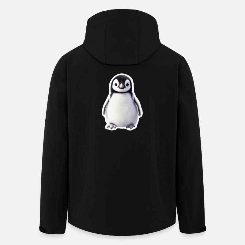 Penguin - Men’s Recycled Softshell Jacket by Stanley/Stella - black