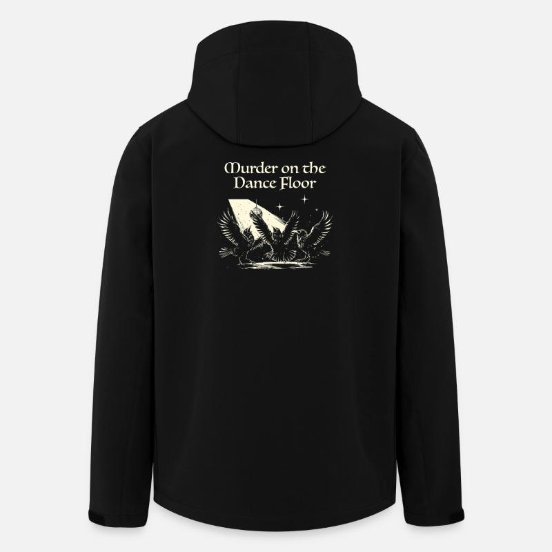 Murder on the Dance Floor Krähen - Recycelte Männer Softshell-Jacke von Stanley/Stella - Schwarz
