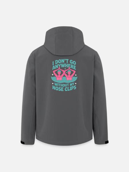 Synchronschwimmen Kunstschwimmen Wassersport - Recycelte Männer Softshell-Jacke von Stanley/Stella - Schwarz