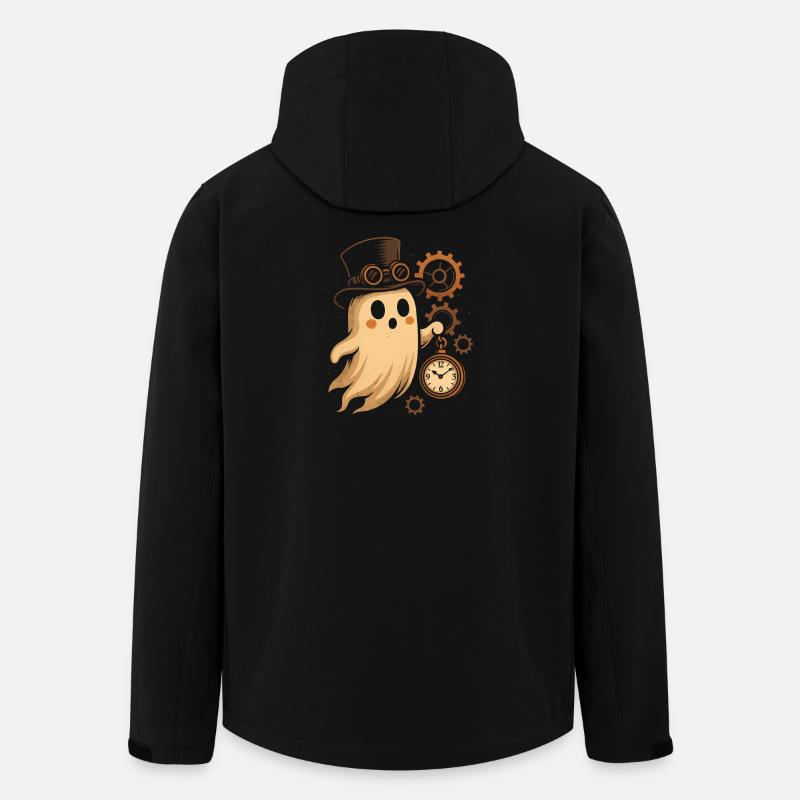 Steampunk Geist Uhrwerk - Recycelte Männer Softshell-Jacke von Stanley/Stella - Schwarz