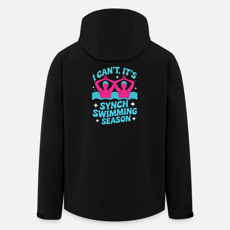 Synchronschwimmen Kunstschwimmen Wassersport - Recycelte Männer Softshell-Jacke von Stanley/Stella - Schwarz
