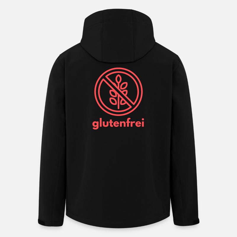 Glutenfrei Symbol Design - Recycelte Männer Softshell-Jacke von Stanley/Stella - Schwarz