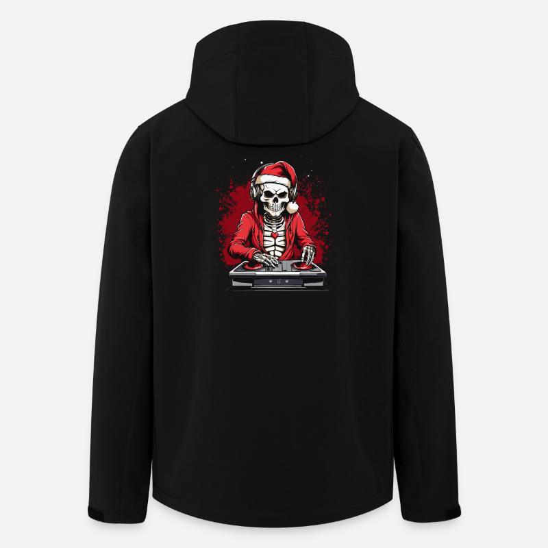 X-mas Skull-Dj  - Recycelte Männer Softshell-Jacke von Stanley/Stella - Schwarz
