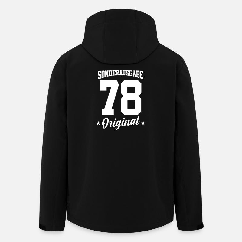 78 Anniversaire - Veste softshell homme en polyester recyclé Stanley/Stella - noir