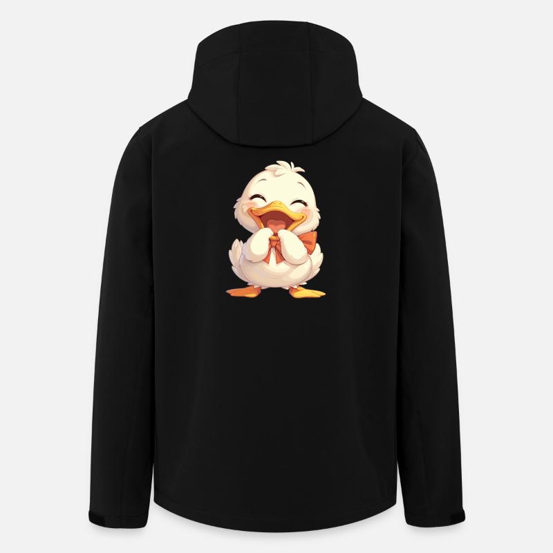 Ducks Duck - Men’s Recycled Softshell Jacket by Stanley/Stella - black