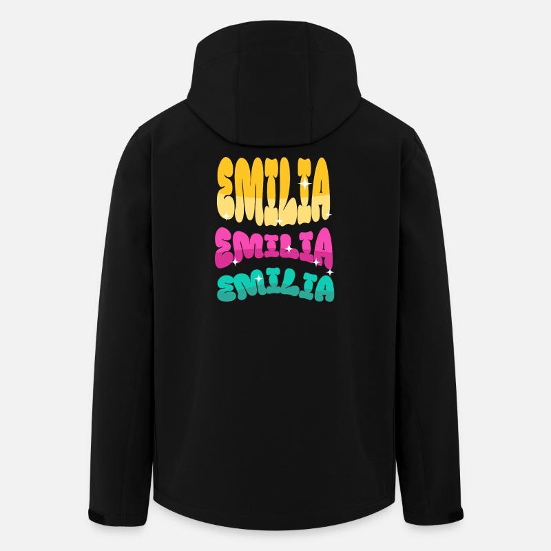 Emilia  - Recycelte Männer Softshell-Jacke von Stanley/Stella - Schwarz