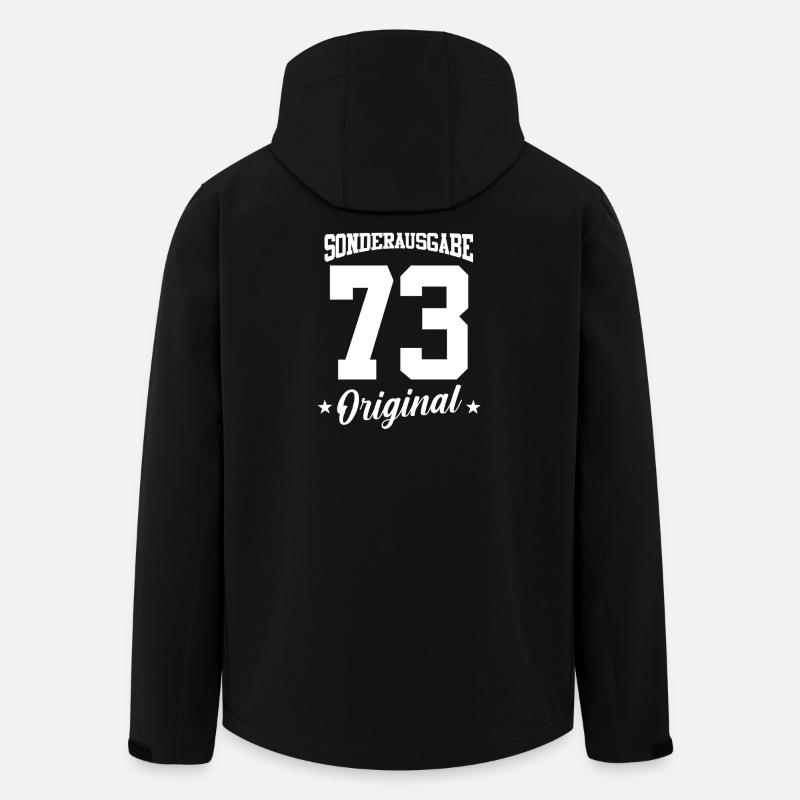73 Anniversaire - Veste softshell homme en polyester recyclé Stanley/Stella - noir