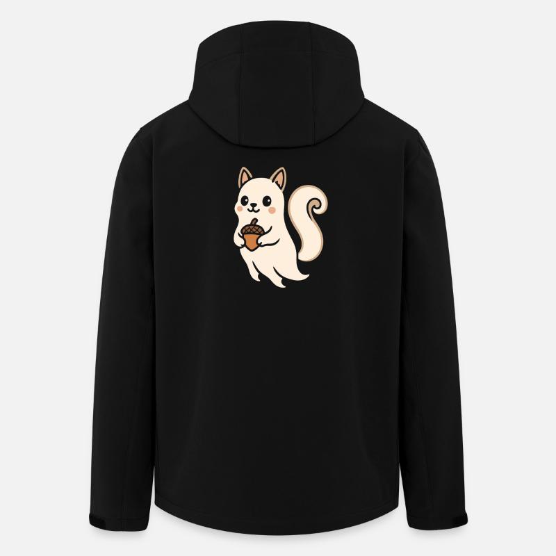 Eichhörnchen Emmi Akzent - Recycelte Männer Softshell-Jacke von Stanley/Stella - Schwarz