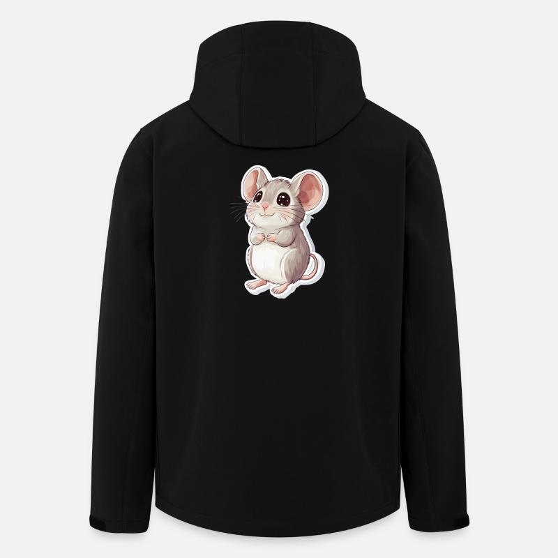 mouse - Men’s Recycled Softshell Jacket by Stanley/Stella - black