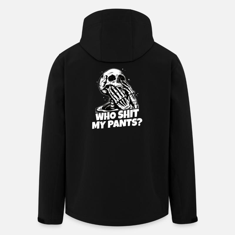 Who Shit My Pants? - Recycelte Männer Softshell-Jacke von Stanley/Stella - Schwarz