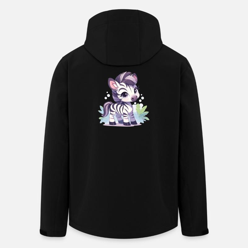Zèbres Zèbre - Veste softshell homme en polyester recyclé Stanley/Stella - noir