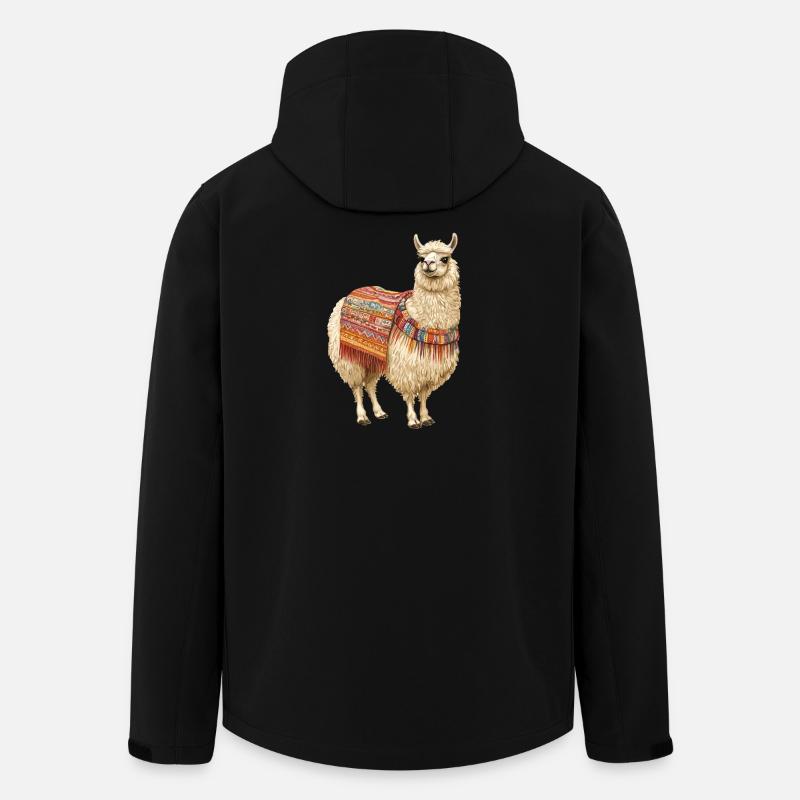 Lama - Recycelte Männer Softshell-Jacke von Stanley/Stella - Schwarz