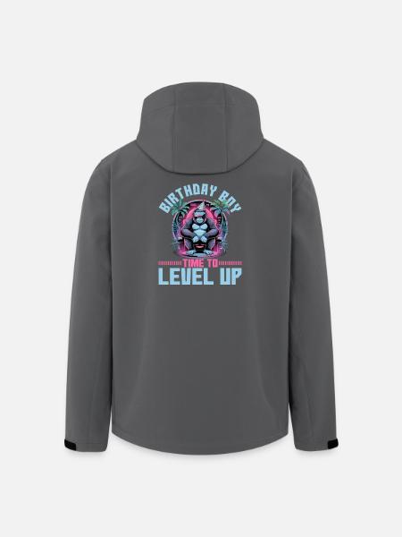 Birthday Gamer VR - Recycelte Männer Softshell-Jacke von Stanley/Stella - Schwarz