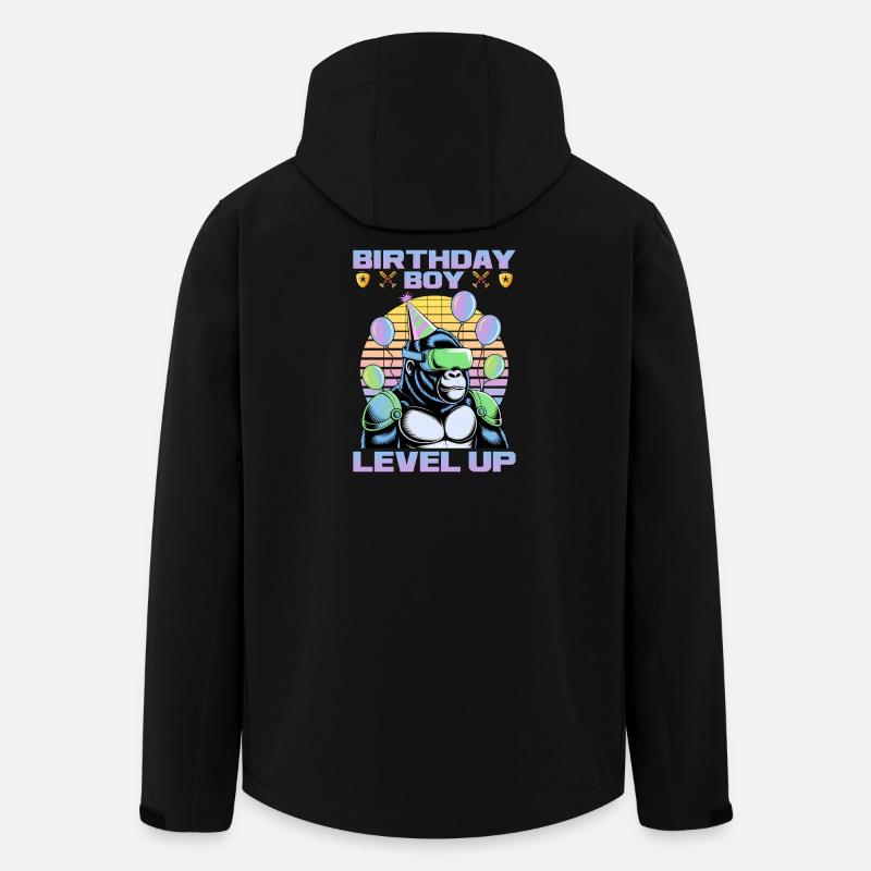 Birthday Gamer VR - Recycelte Männer Softshell-Jacke von Stanley/Stella - Schwarz