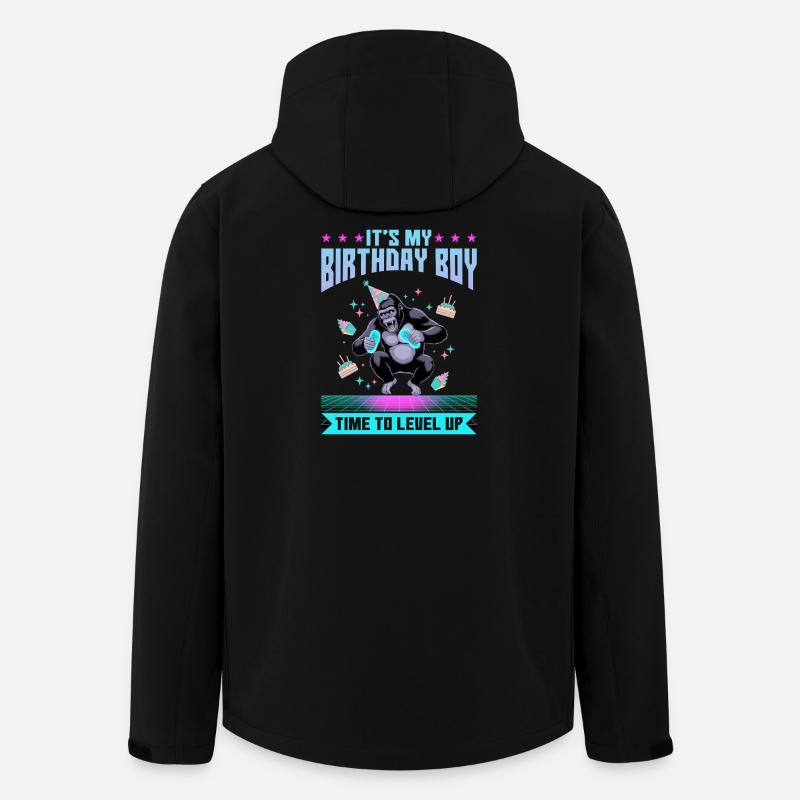 Birthday Gamer VR - Recycelte Männer Softshell-Jacke von Stanley/Stella - Schwarz